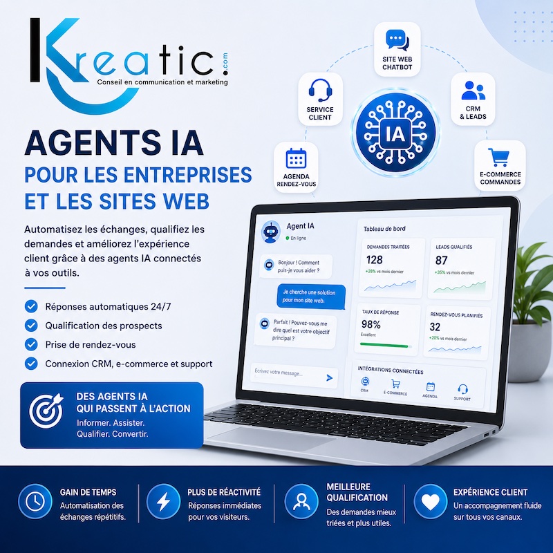 Agent IA connect&eacute; aux outils d'une entreprise