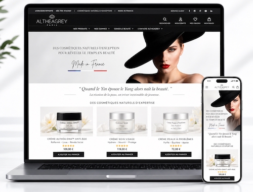 Réalisation e-commerce Altheagrey