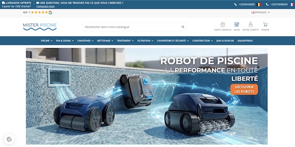 Boutique en ligne PrestaShop r&eacute;alis&eacute;e par KREATIC